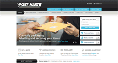 Desktop Screenshot of posthaste.co.nz
